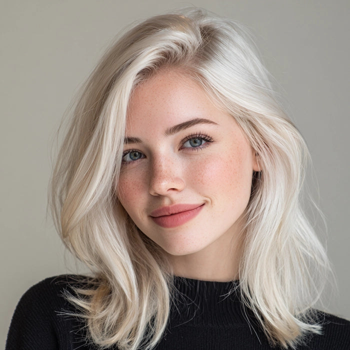 Smart Beauty Platinum Blonde Hair Dye with Added Plex Hair Care Conditioner, Permanent Hair Colour